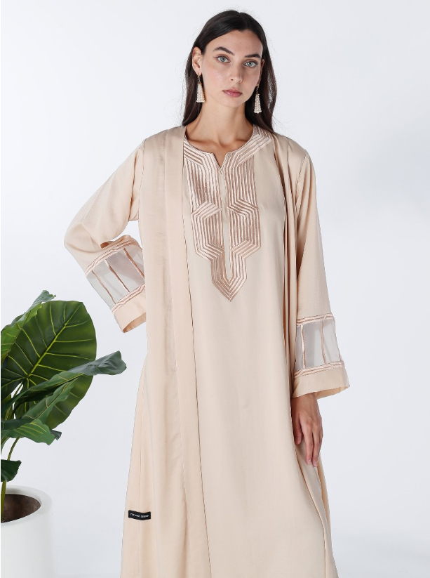 Hand embroidery Kaftan set