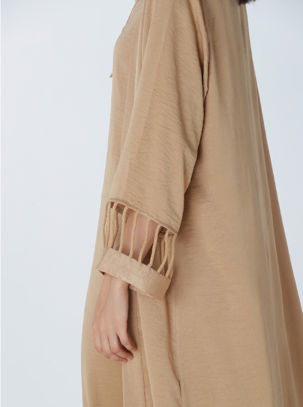 Nude 2-way Kaftan/Abaya